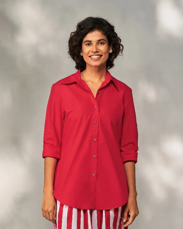 Tropico Shirt - Bright Red European