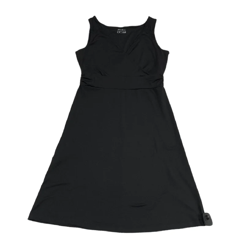 Dress Casual Short By Eddie Bauer In Black, Size: S Gym