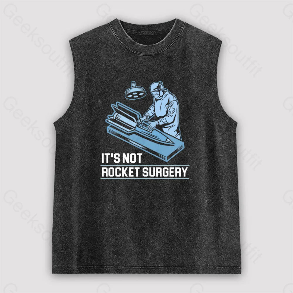 Rocket Surgery Unisex Washed Tank European