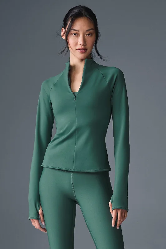Airlift Winter Warm 1/4 Zip Long Sleeve - Winter Ivy Hip Women's Urban