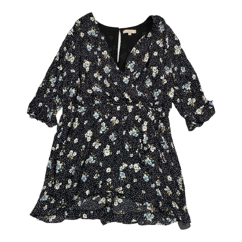 Floral Print Romper Loft, Size 22 Classic Women's Tweed