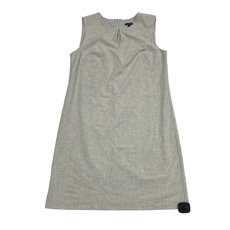 Grey Dress Casual Midi Ann Taylor, Size 8 Australian Beach