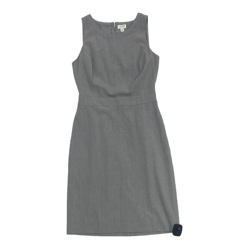 Grey Dress Work J. Crew, Size Xs Traditional Women's Wool