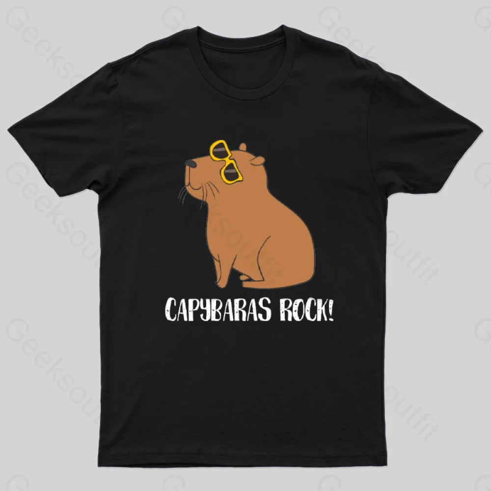 Capybaras Rock! T-Shirt garde