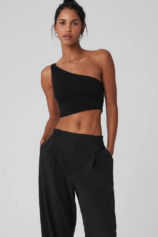 Mesh Sheer Illusion Tank - Black Streetwear Style for 