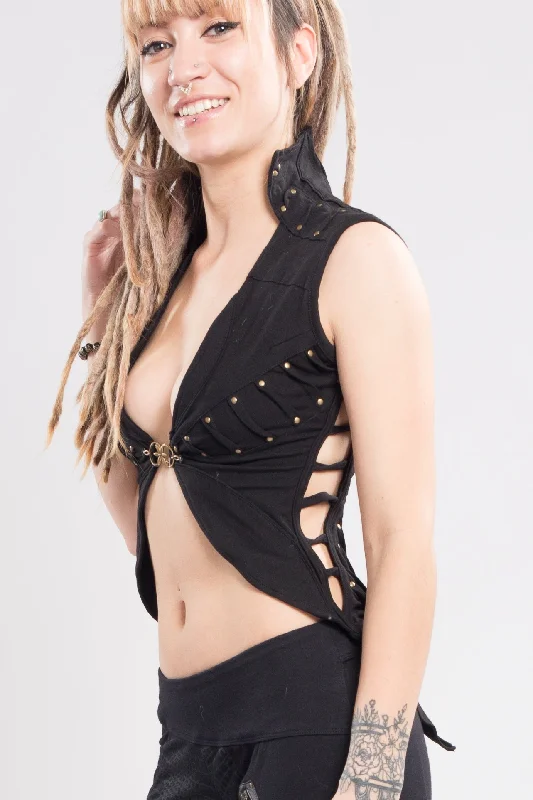 Mandala Vest Twist Refined Women's Velvet