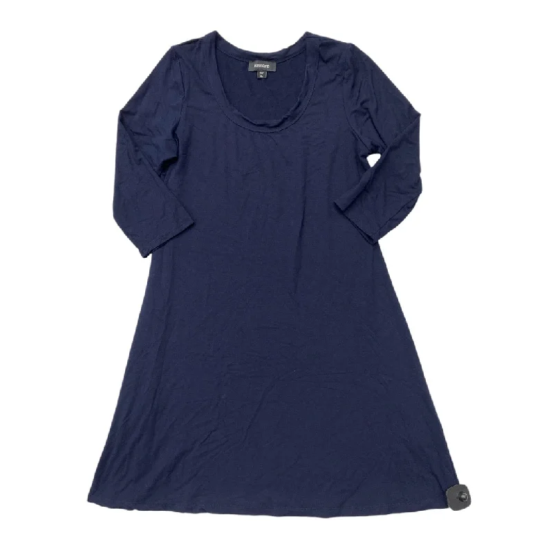 Dress Casual Midi By Karen Kane In Navy, Size: Xl Elegant Women's 