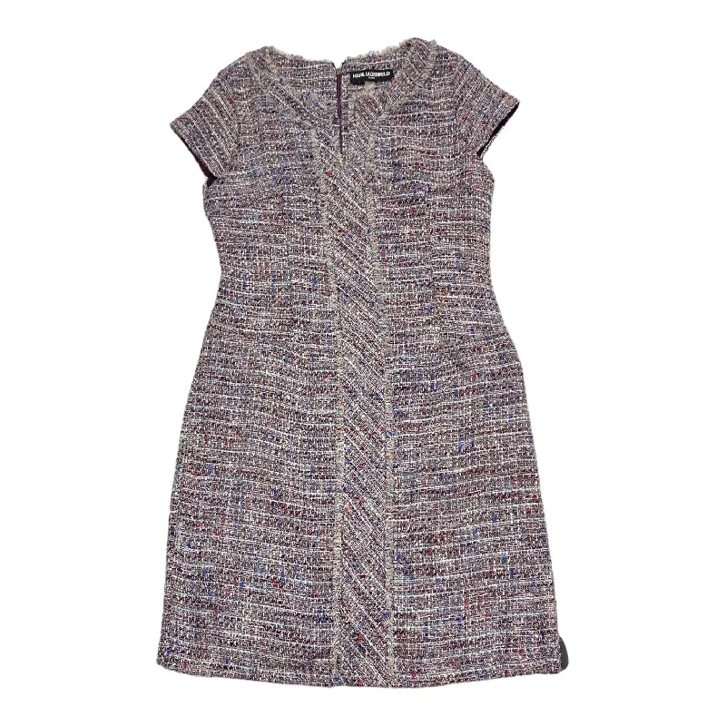 Dress Designer By Karl Lagerfeld In Multi-colored, Size: 12 Bold Women's Statement