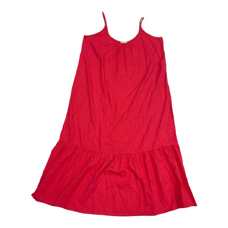 Pink Dress Casual Maxi Loft, Size L Street