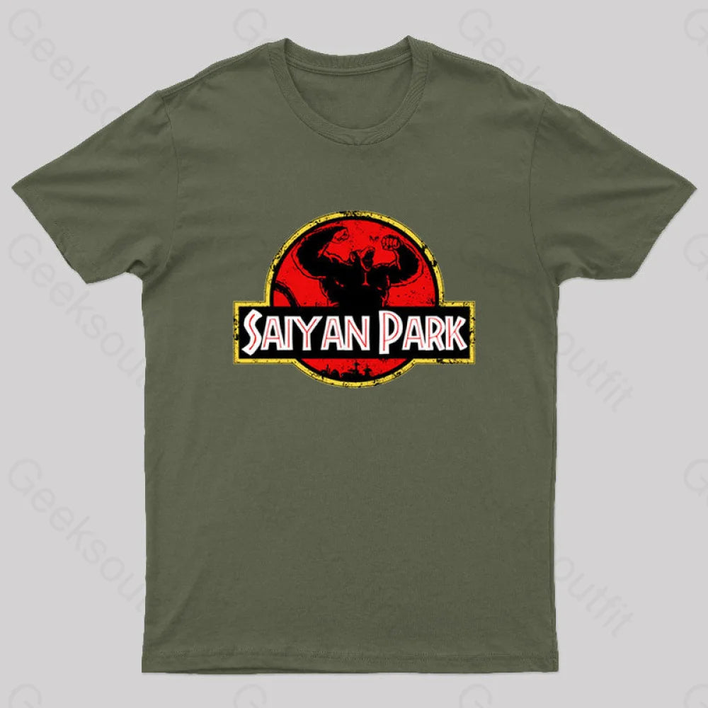 Saiyan Park Geek T-Shirt Vintage Women's 1970S 