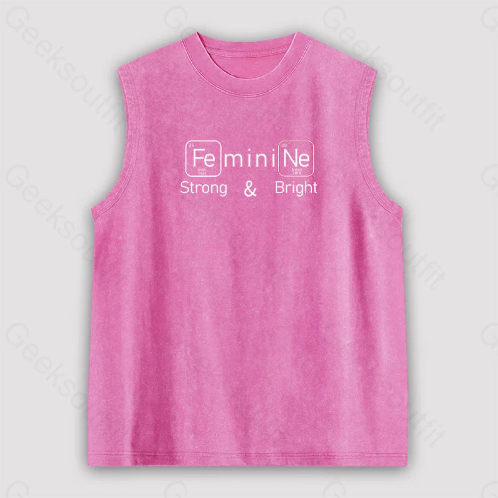 Strong and Bright Unisex Washed Tank purpose