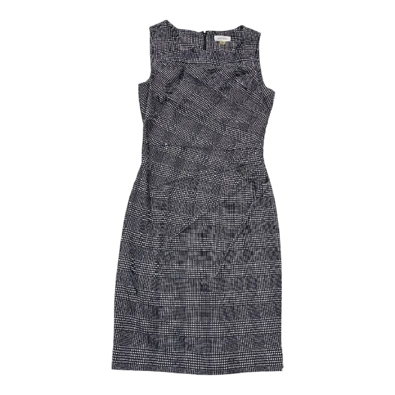 Dress Casual Midi By Calvin Klein In Black & White, Size: M Dynamic Women's High - energy