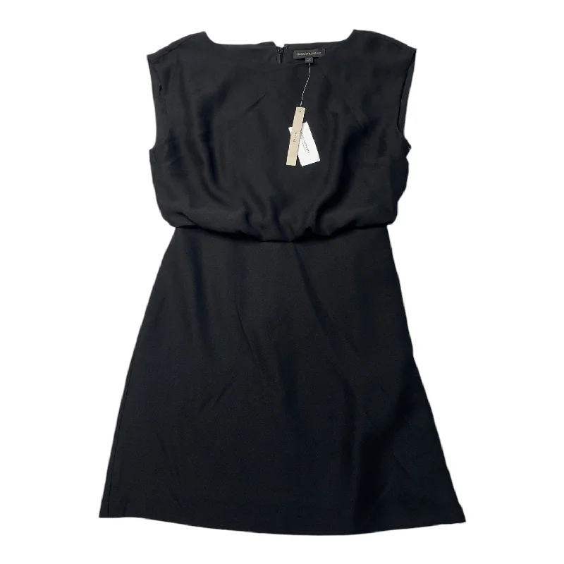Dress Casual Midi By Banana Republic In Black, Size: 4p Hip Women's Retro