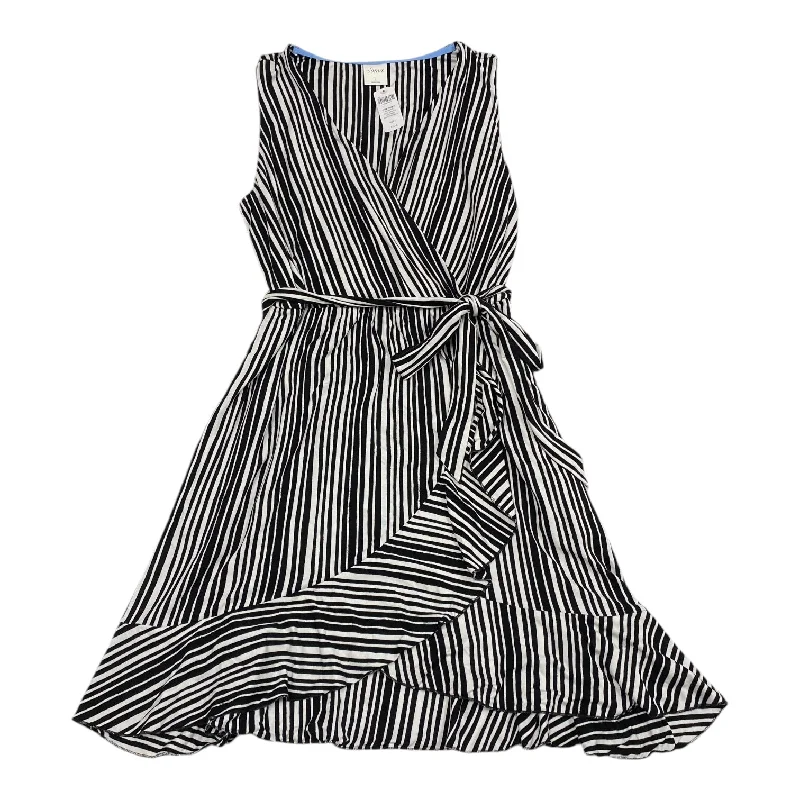 Dress Casual Maxi By Soma In Black & White, Size: L Geometric