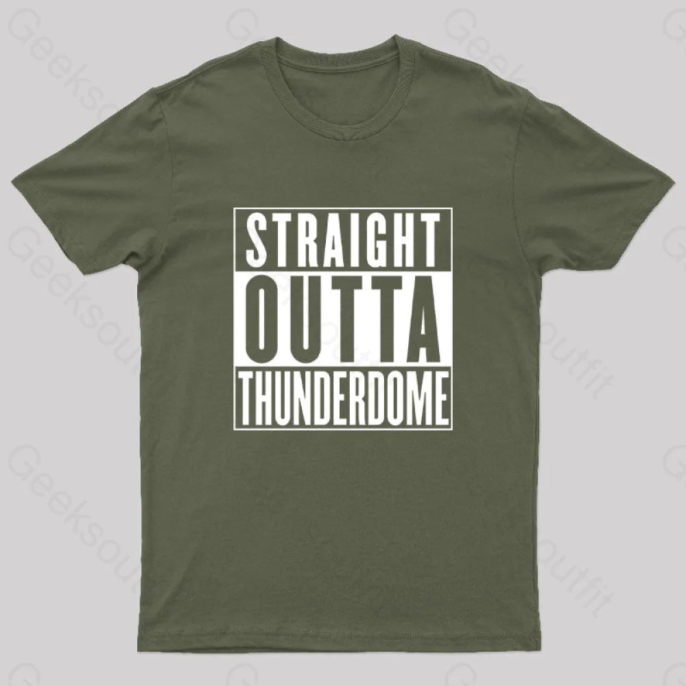 Straight Outta Thunderdome Nerd T-Shirt Dapper Women's 1920S