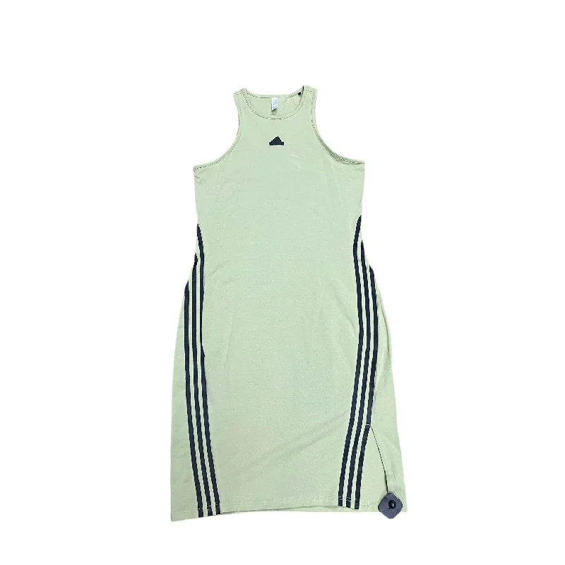 Athletic Dress By Adidas In Green, Size: M Refined Women's Classic 