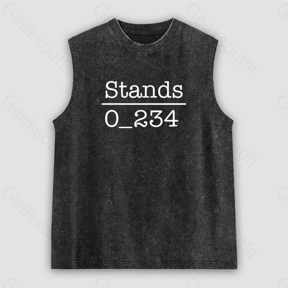 No 1 Under Stand Unisex Washed Tank Edgy Women's Punk
