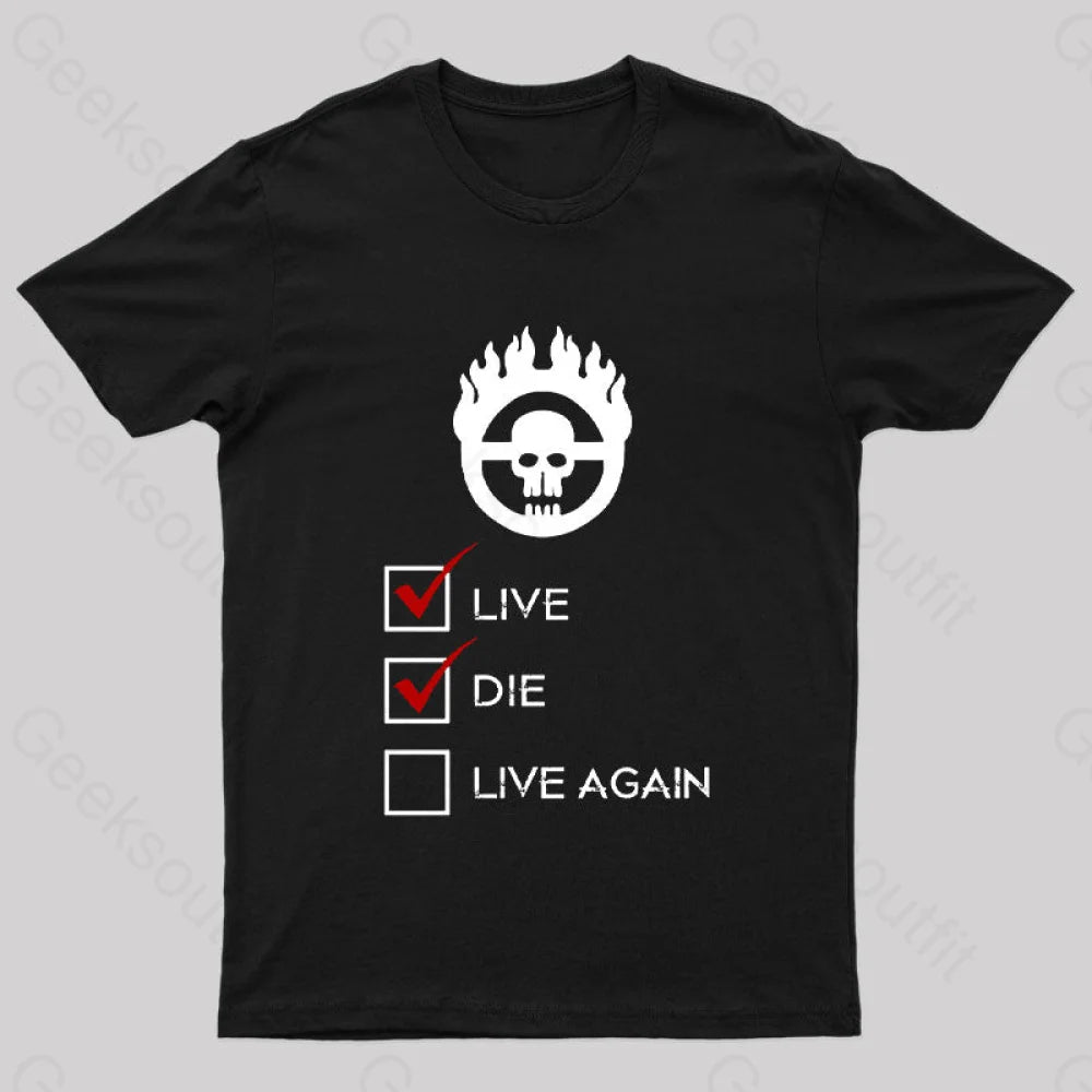 War Boy Check List Nerd T-Shirt purpose