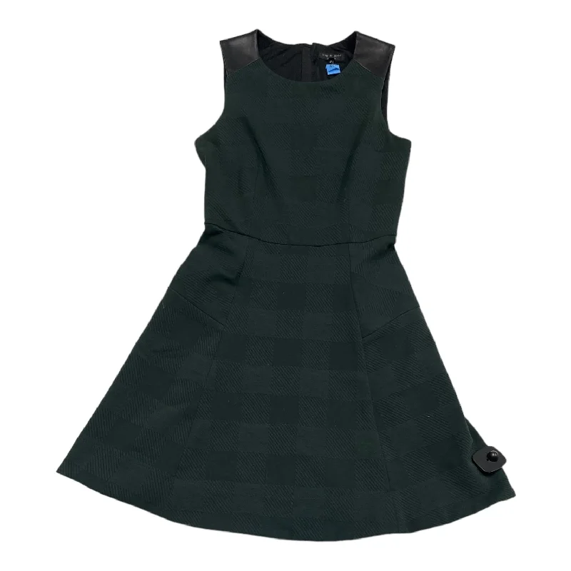 Dress Designer By Rag And Bone In Black & Green, Size: 0 purpose