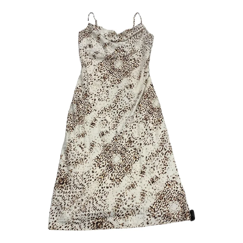 Dress Casual Midi By Express In Animal Print, Size: Xs Casual Women's Japanese 