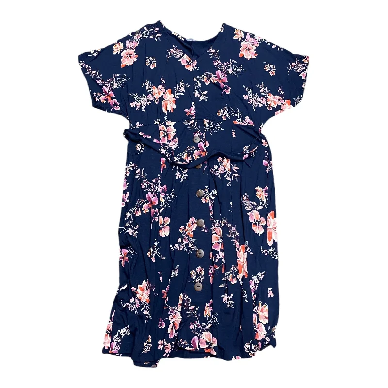 Dress Casual Maxi By J. Jill In Floral Print, Size: Xl Cozy Women's Winter