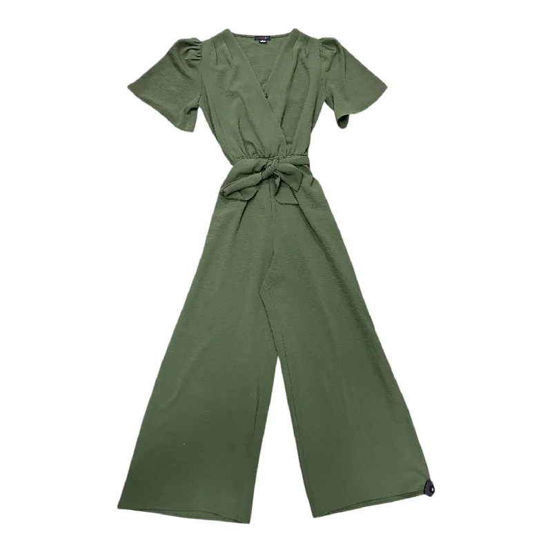 Jumpsuit By Fraice by J In Green, Size: S Refined Women's Velvet
