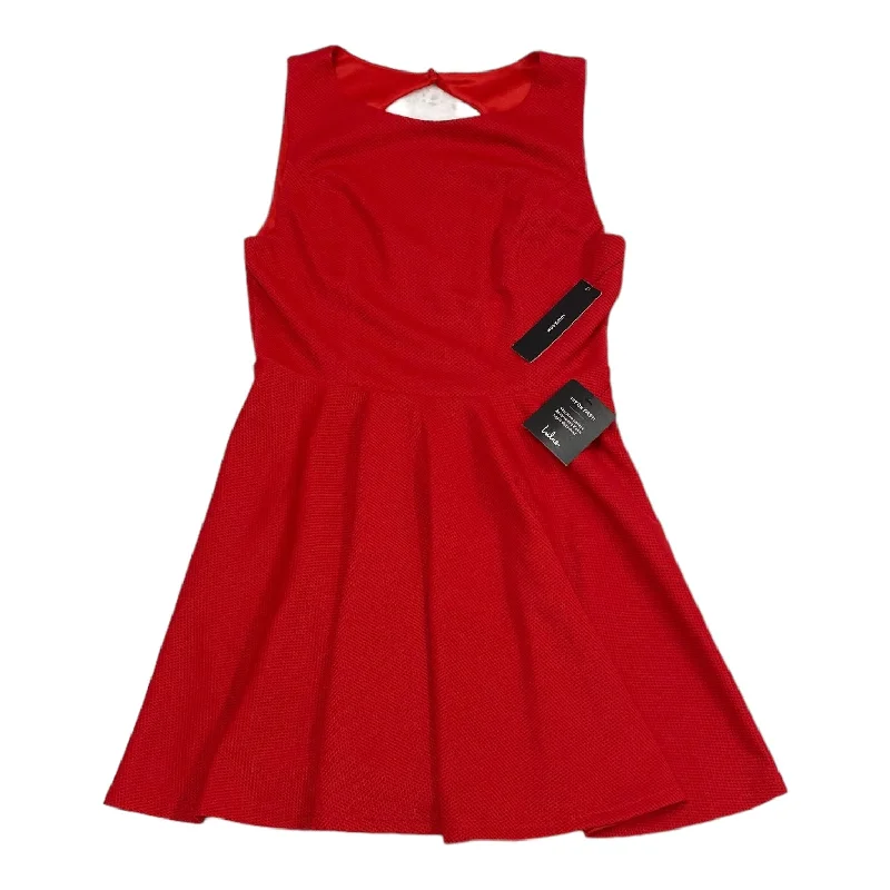 Red Dress Casual Midi Lulus, Size Xl Scandinavian