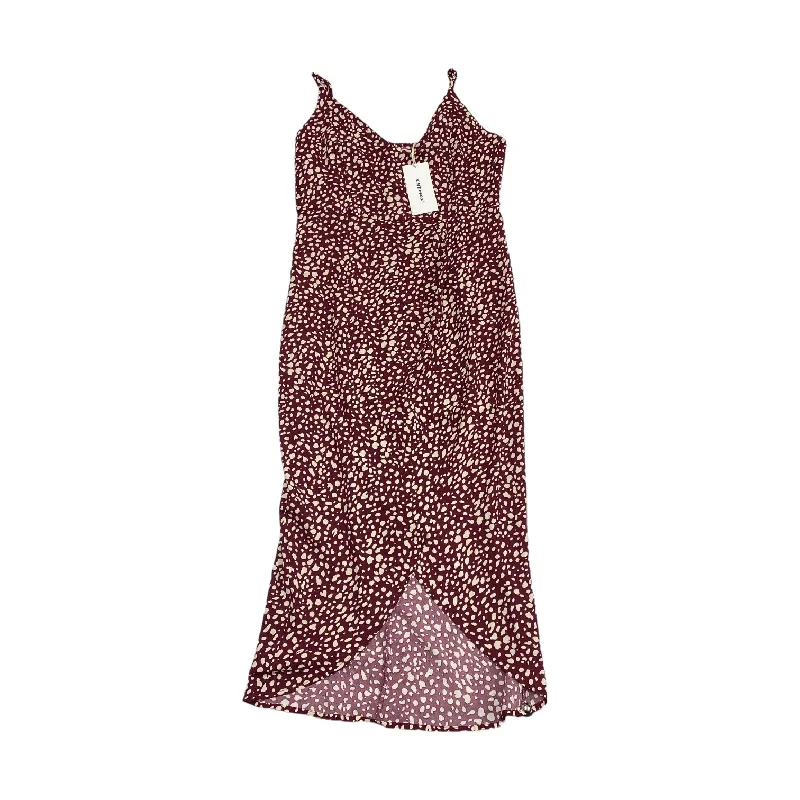 Dress Casual Midi By CMZ2005 In Purple, Size: Xl Preppy Women's College
