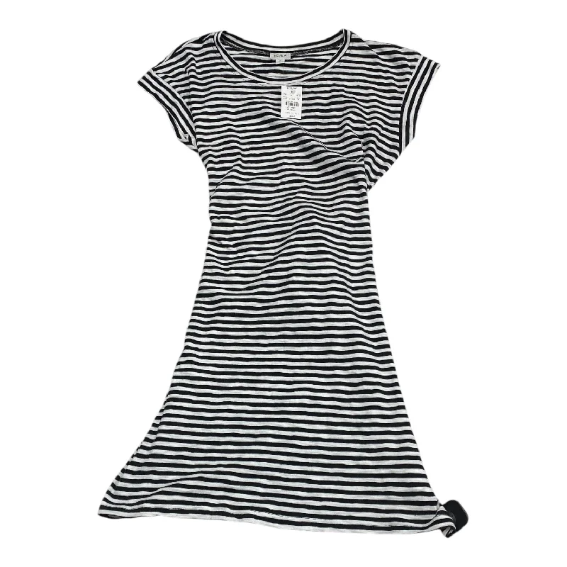 Dress Casual Midi By J. Crew In Striped Pattern, Size: M Sustainable Organic