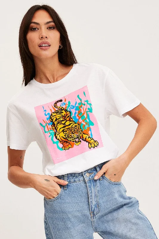White T Shirt Short Sleeve performance