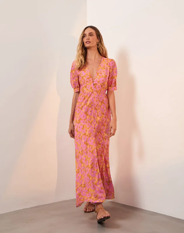 Lorelay Detail Midi Dress - Mosqueta Modern Women's Tech