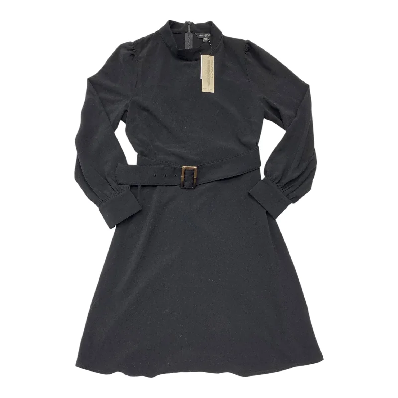 Dress Casual Midi By Banana Republic In Black, Size: 4p Trendy Women's Oversized