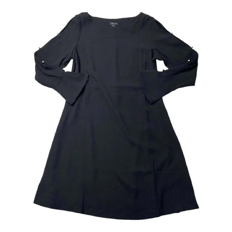 Dress Casual Midi By Ann Taylor In Black, Size: 8p Earthy Women's Hemp - based