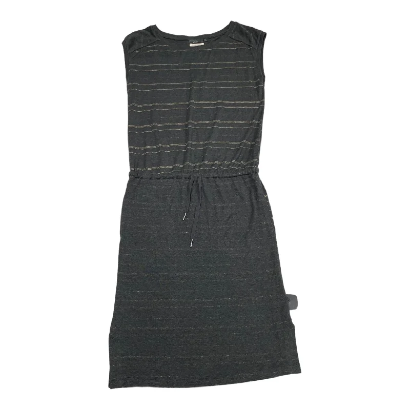 Dress Casual Midi By Prana In Grey, Size: S Artistic Women's Hand - painted