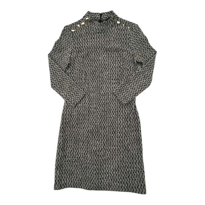 Dress Casual Midi By Andrew Marc In Black & White, Size: S Scandinavian