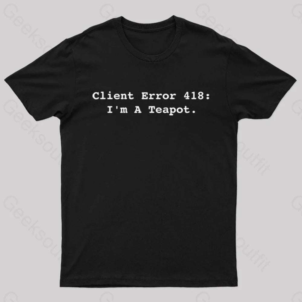 Client Error 418 Nerd T-Shirt Sporty Women's Tennis