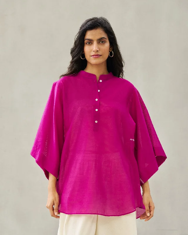Amaris Gusset Top - Magenta Women