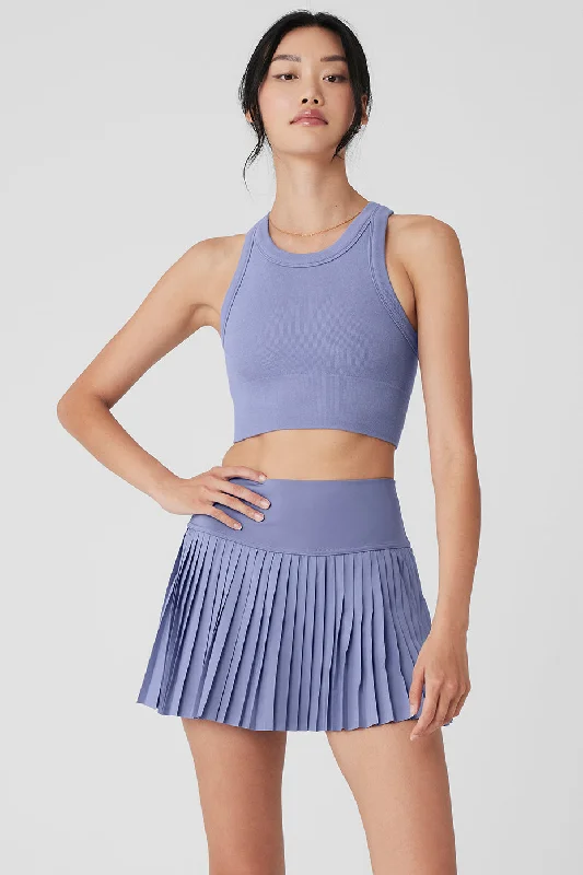 Seamless Delight High Neck Bra - Lilac Blue Refined Women's Velvet