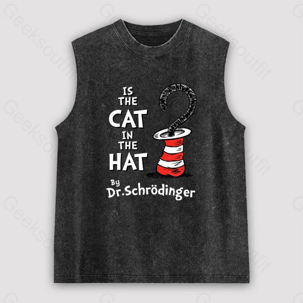 Is the Cat in the Hat Unisex Washed Tank Trendy Women's 