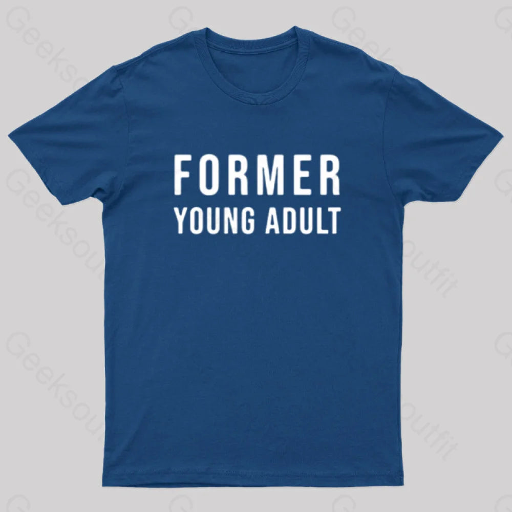 Former Young Adult Nerd T-Shirt Stylish Women's Tropical 