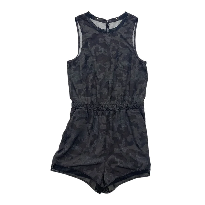 Camouflage Print Romper Zella, Size M Laid - back Women's Vibe