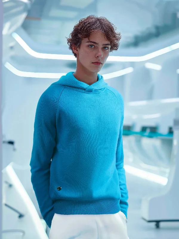 The Hoodie 2.0 - Turquoise Blue Hip Women's Retro