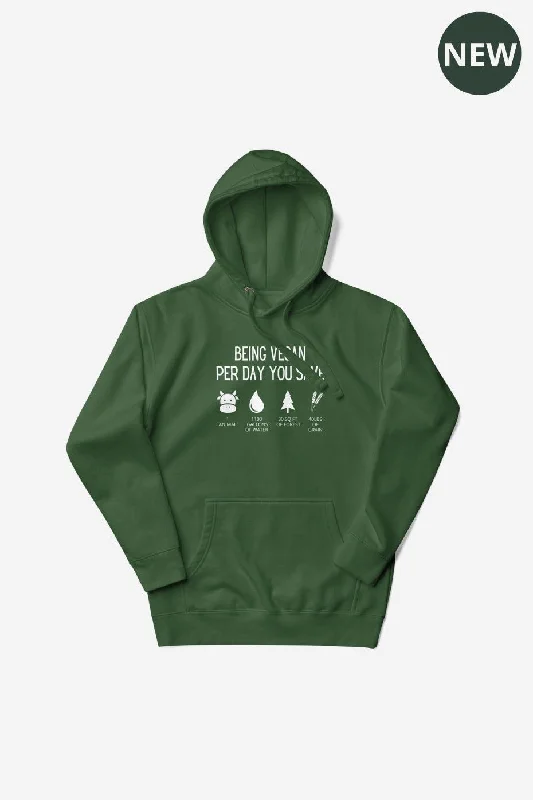 Being Vegan You Save Unisex Hoodie European