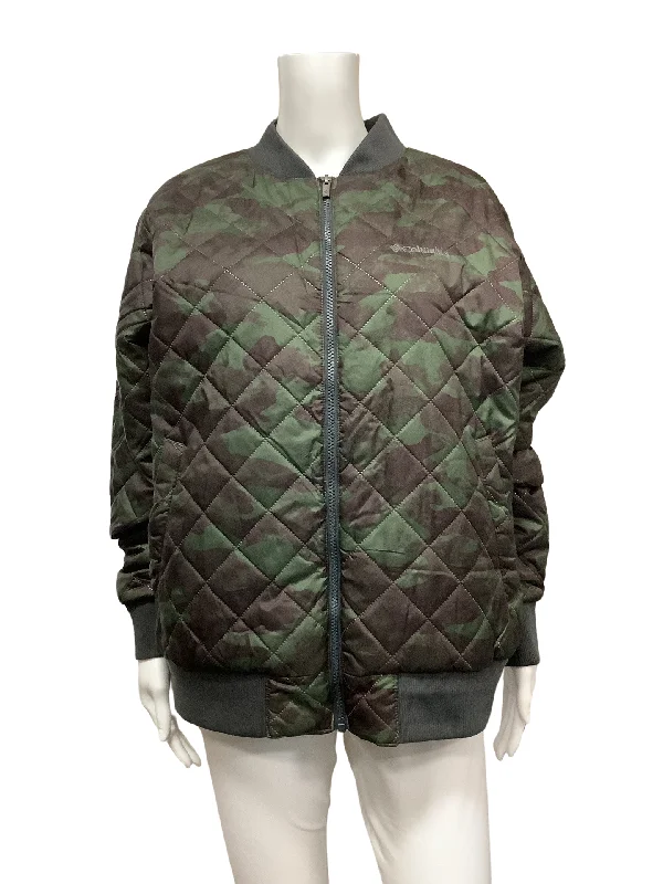 Columbia Women's Jacket Camo Quilted Thermal Coil Size: XL Refined Women's Classic 