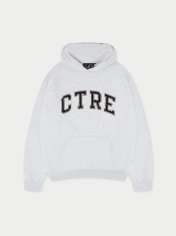 CTRE OVERSIZED HOODIE - GREY MARL Practical Women's Quick - dry