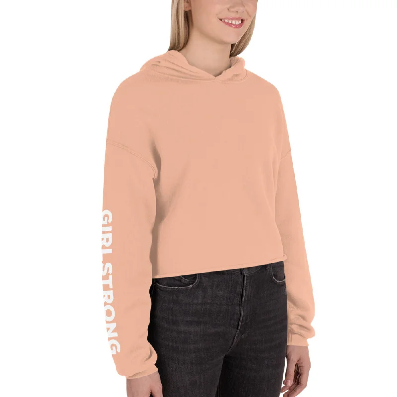 EVERYDAY FLEECE, COZY CHIC CROPPED HOODIE GEORGIA PEACH purpose