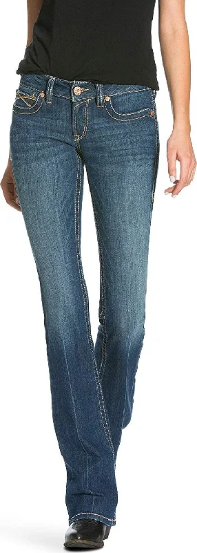 Ariat Women's R.E.A.L. Low Rise Boot Vine Jeans Sleek Women's Metallic