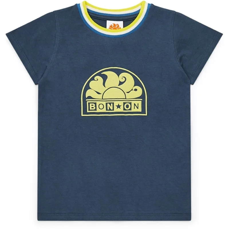 BONTON Navy Bonton T-Shirt Sporty Women's Tennis