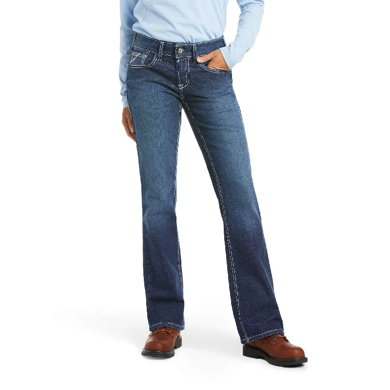 Ariat Women's FR DuraStretch Crossing Boot Cut Jean Trendy Women's 