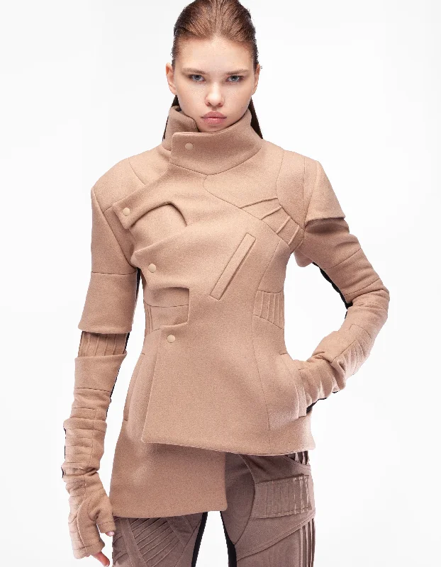 SHORT COAT SOLAR W Youthful Women's Pop